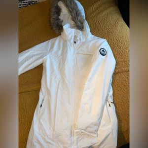 White Burton snowboard/ski jacket